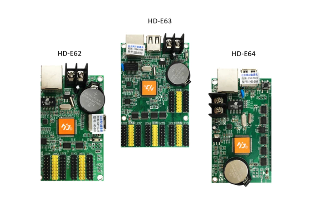 HUIDU HD- E62  E63  E64 Ethernet & U-Disk LED Controller card