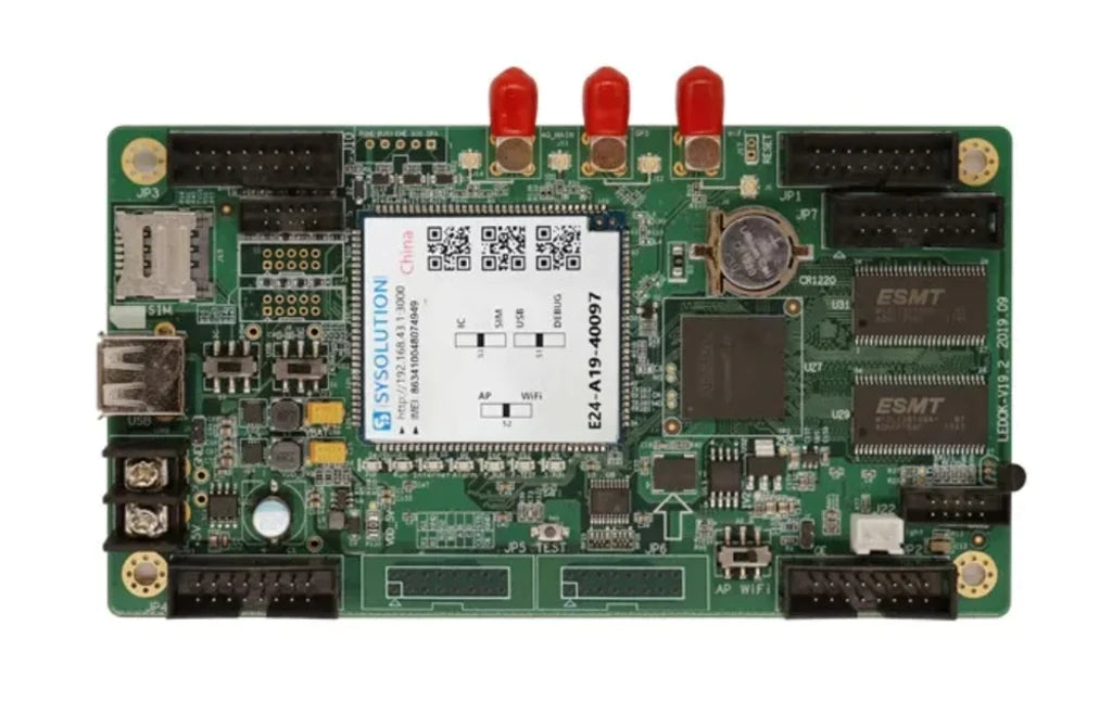 Sysolution E24 Dedicated Control Card For Bus Rear Screen